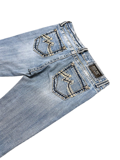 Vintage Miss Me Y2K Bootcut / Flared Damenjeans (XL)