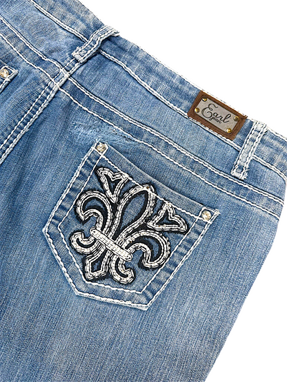 Vintage Earl Jean Y2K Straight Leg Jeans (S)