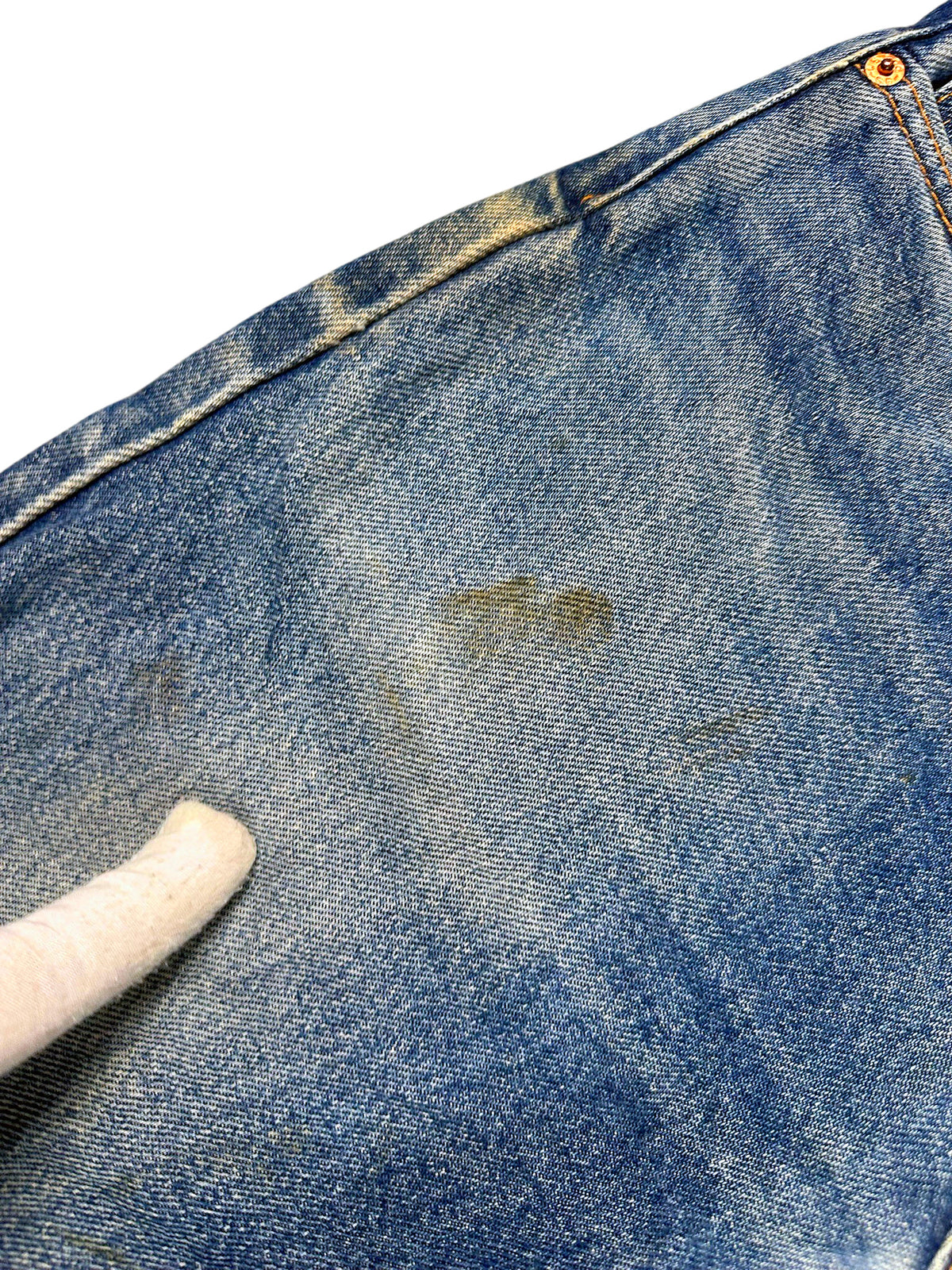 Vintage Levi’s Flared Jeans „517 Bootcut“ (S) – Detailaufnahme 1