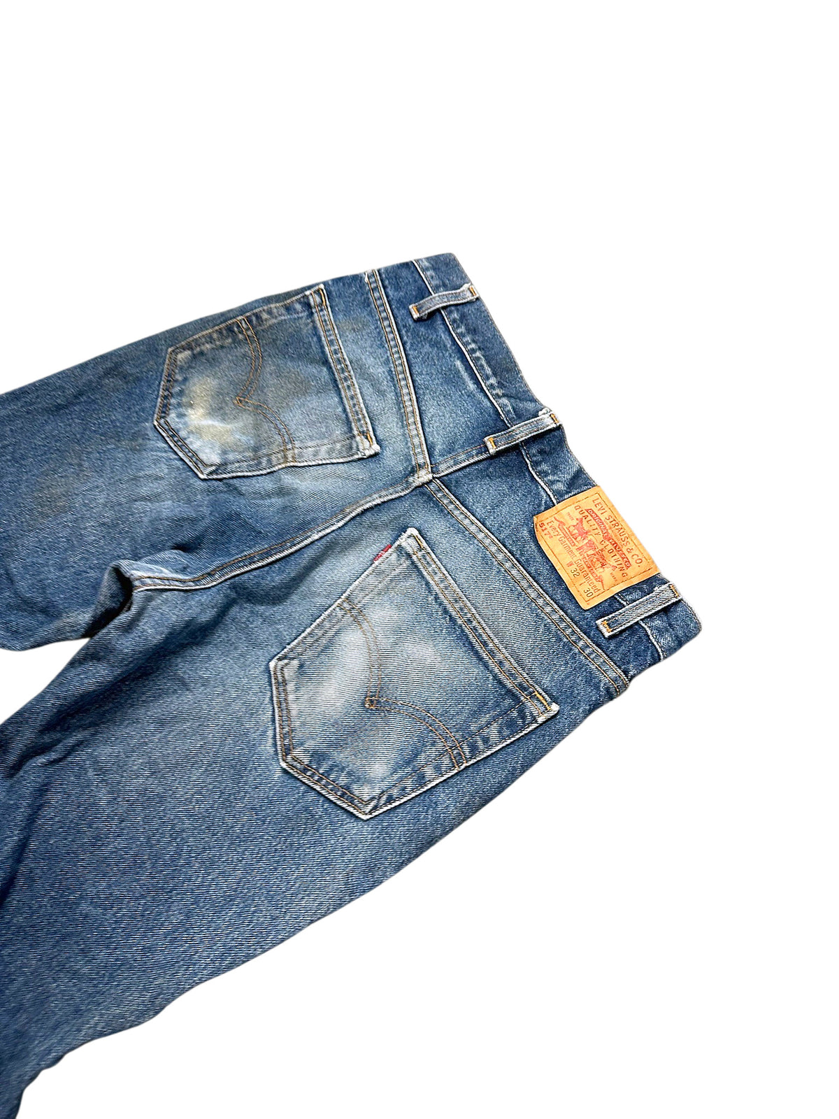 Vintage Levi’s Flared Jeans „517 Bootcut“ (S) – Detailaufnahme 4