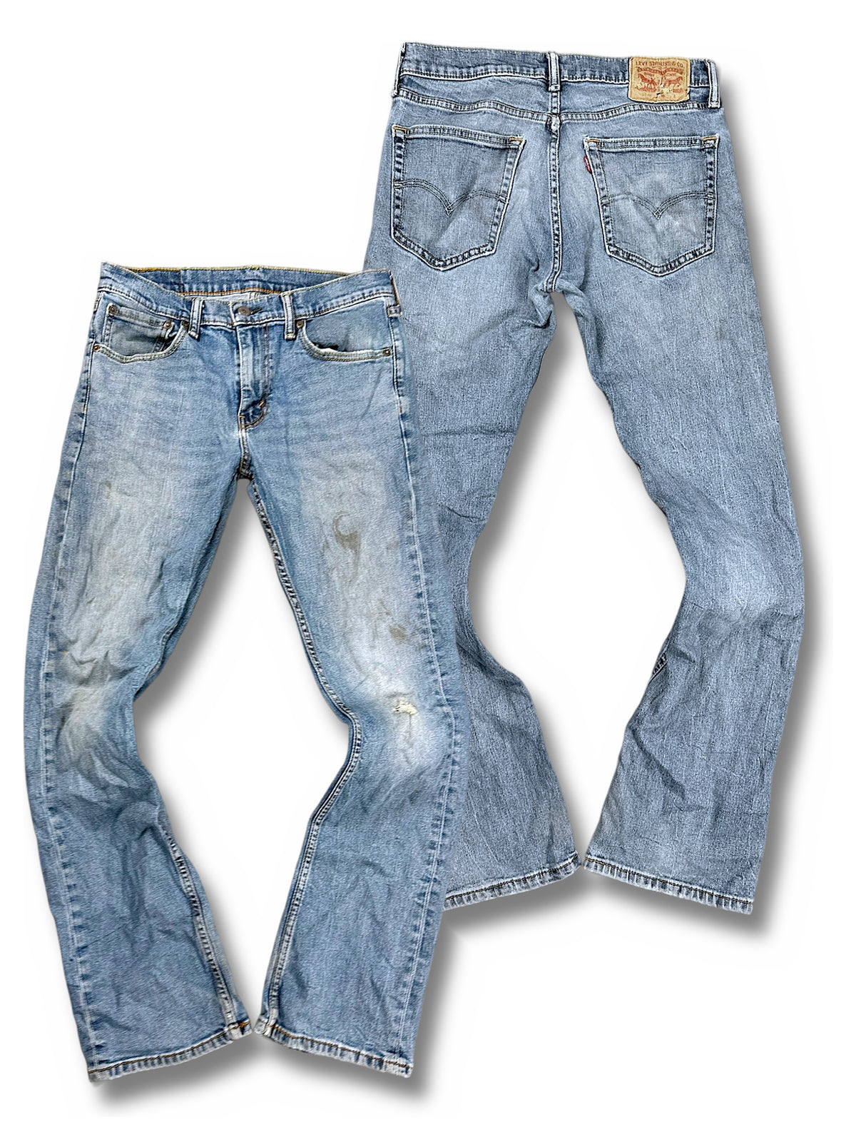 Vintage Levi’s Straight Leg Jeans „517“ (S) – Vorder- und Rückansicht