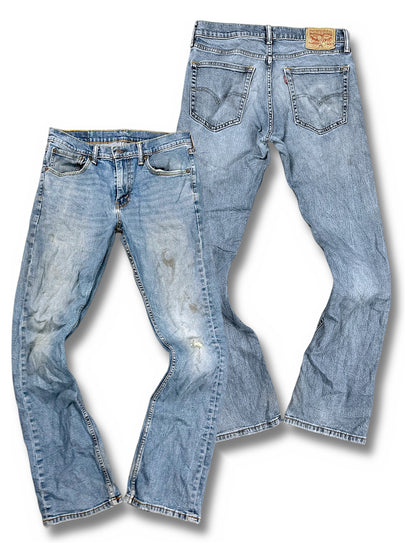 Vintage Levi’s Straight Leg Jeans „517“ (S) – Vorder- und Rückansicht