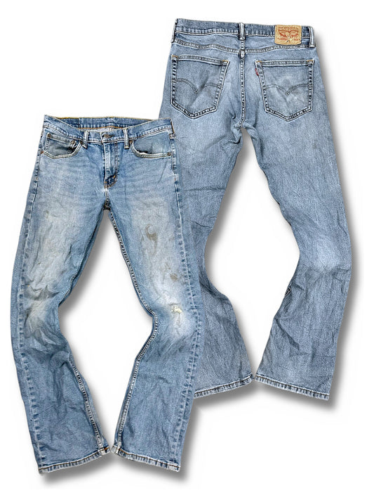 Vintage Levi’s Straight Leg Jeans „517“ (S) – Vorder- und Rückansicht