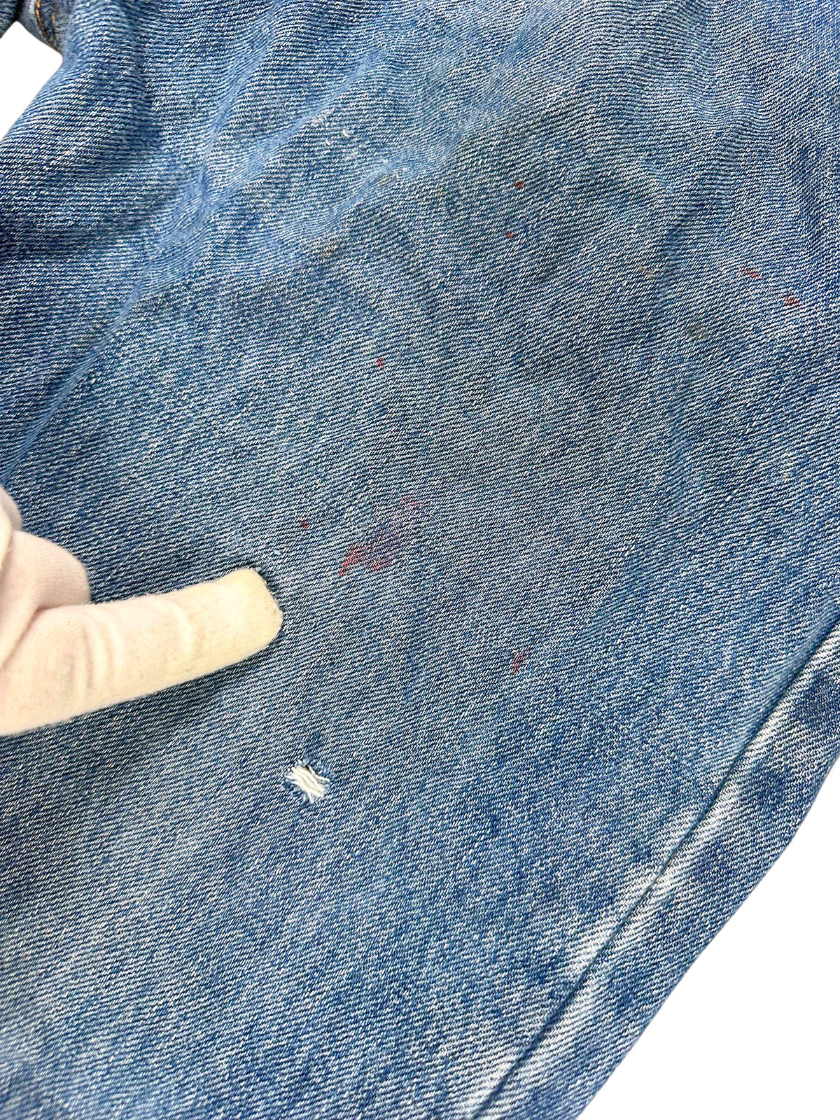 Vintage Levi’s Flared Jeans „517 Bootcut“ (XL) – Detailaufnahme 2