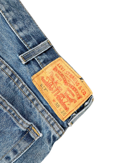 Vintage Levi’s Flared Jeans „517 Bootcut“ (XL) – Detailaufnahme 3