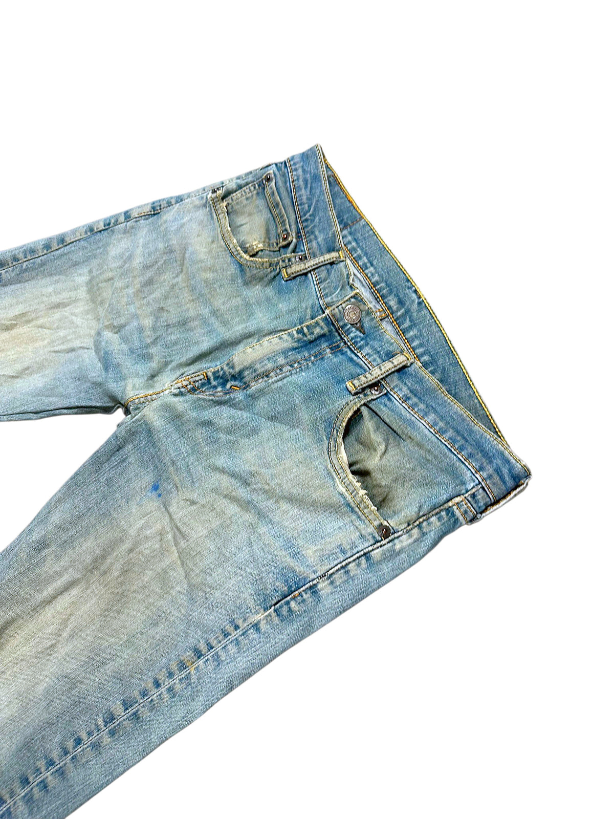 Vintage Levi’s Y2K Flared Jeans „527 Bootcut“ (S) – Detailaufnahme 1