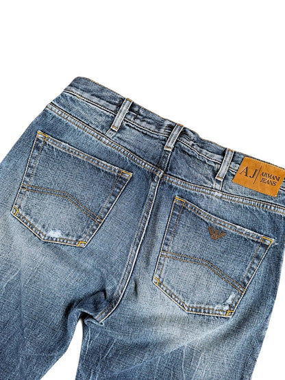 Vintage Armani Y2K Straight Leg Jeans (S)