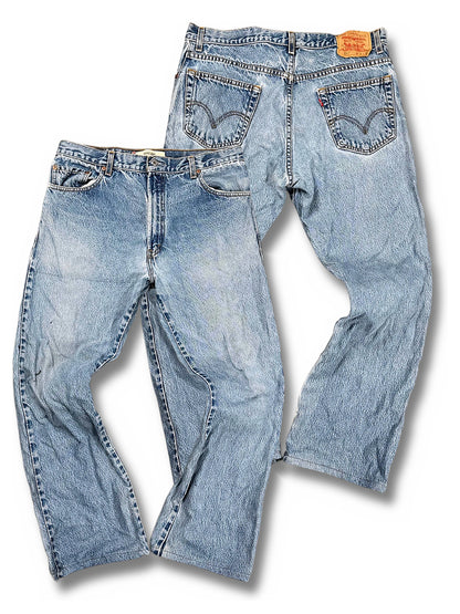 Vintage Levi’s Flared Jeans „517 Bootcut“ (M) – Vorder- und Rückansicht