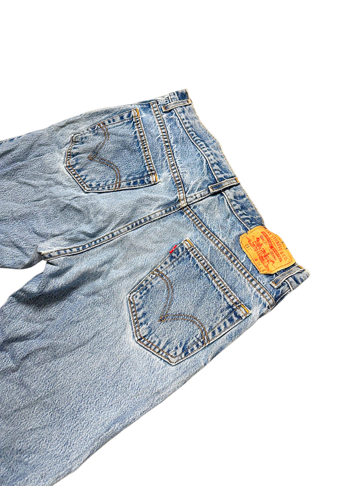 Vintage Levi’s Flared Jeans „517 Bootcut“ (M) – Detailaufnahme 4