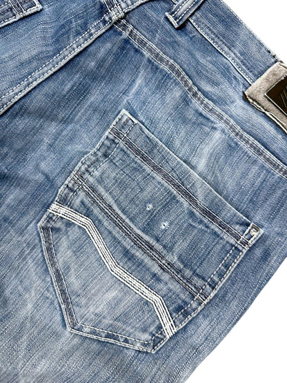 Vintage Armani Y2K Flared Jeans (L) – Detailaufnahme 4