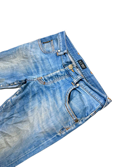 Vintage Armani Straight Leg Jeans (M) – Detailaufnahme 1