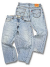 Vintage Levi’s Flared Jeans „517 Bootcut“ (S) – Vorder- und Rückansicht