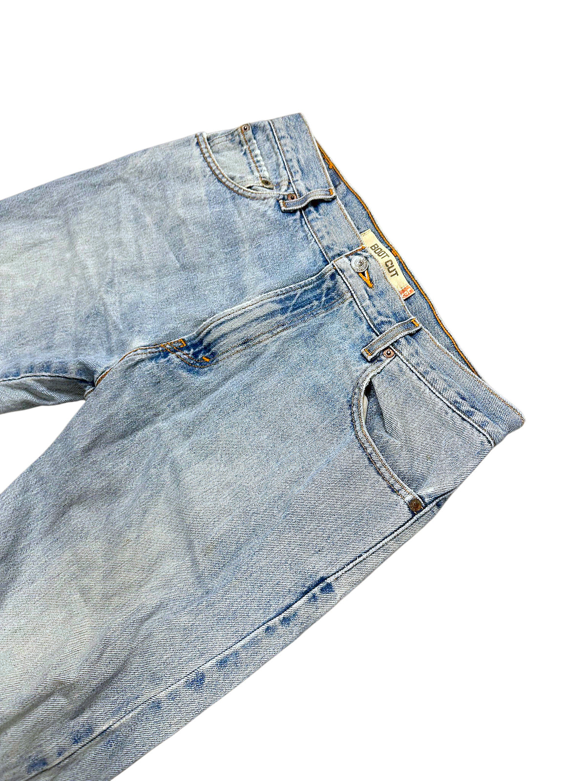 Vintage Levi’s Flared Jeans „517 Bootcut“ (S) – Detailaufnahme 1