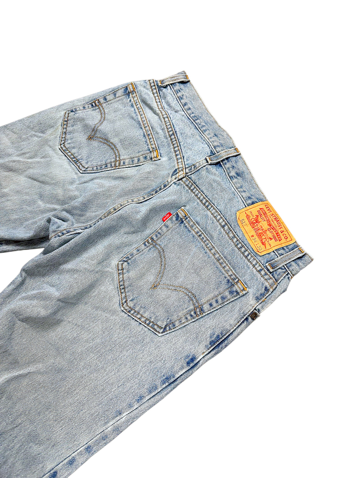Vintage Levi’s Flared Jeans „517 Bootcut“ (S) – Detailaufnahme 3