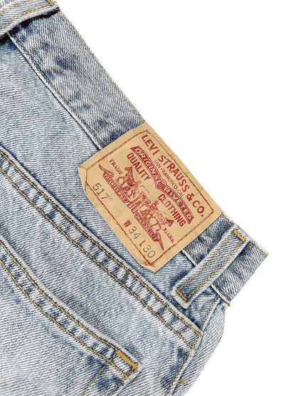Vintage Levi’s Flared Jeans „517 Bootcut“ (S) – Detailaufnahme 4
