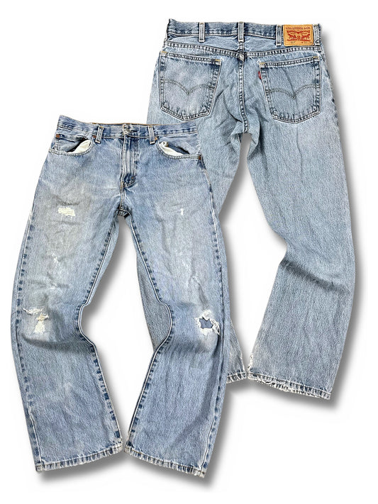 Vintage Levi’s Flared Jeans „517 Bootcut“ (S) – Vorder- und Rückansicht