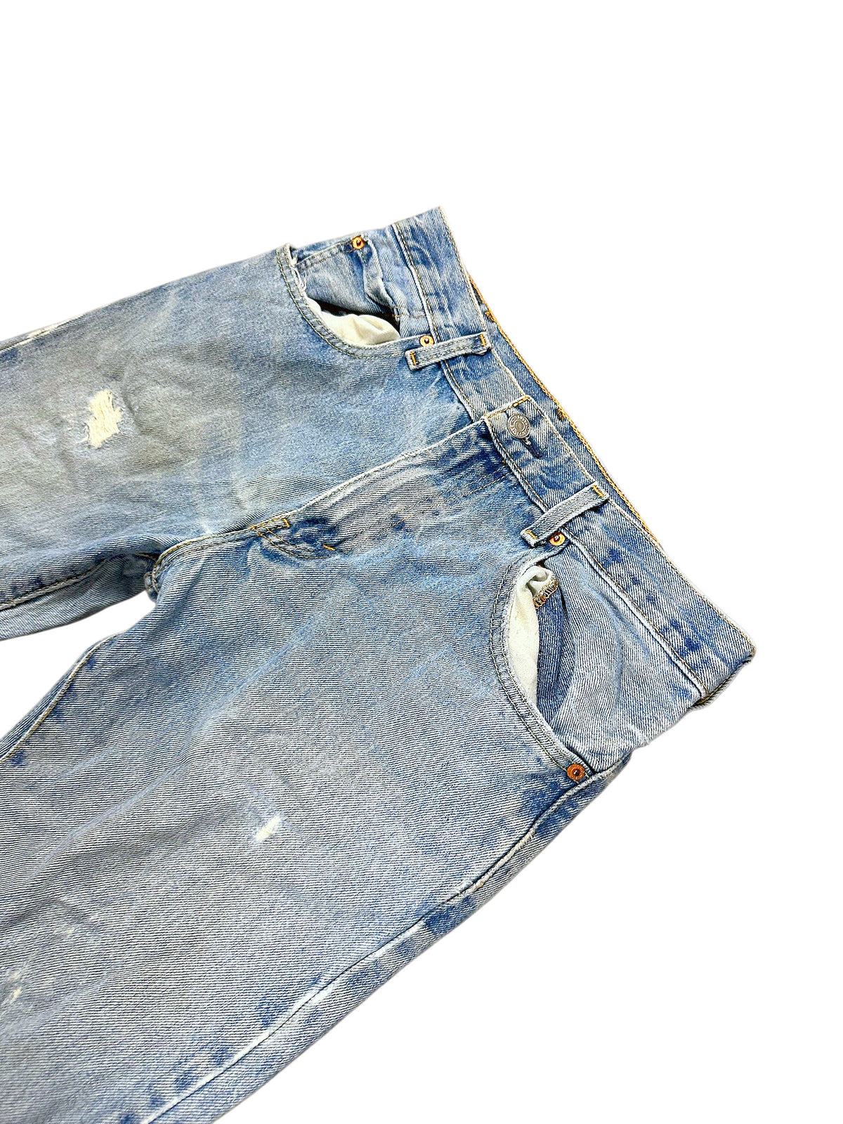 Vintage Levi’s Flared Jeans „517 Bootcut“ (S) – Detailaufnahme 1