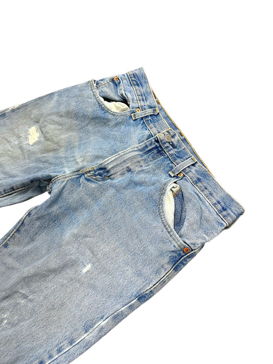 Vintage Levi’s Flared Jeans „517 Bootcut“ (S) – Detailaufnahme 1