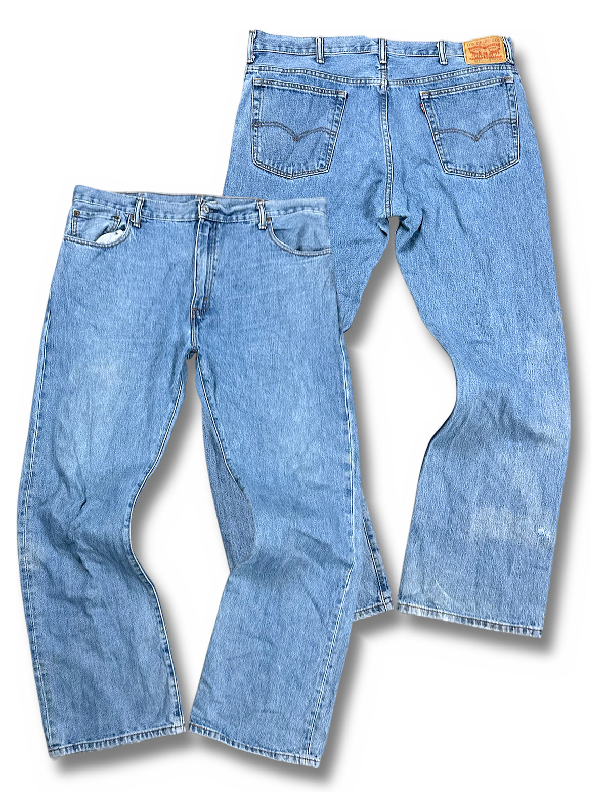 Vintage Levi’s Flared Jeans „517 Bootcut“ (XL) – Vorder- und Rückansicht