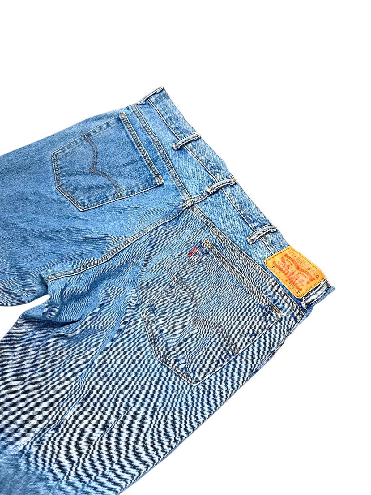Vintage Levi’s Flared Jeans „517 Bootcut“ (XL) – Detailaufnahme 2