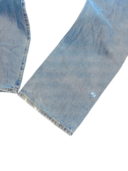 Vintage Levi’s Flared Jeans „517 Bootcut“ (XL) – Detailaufnahme 3