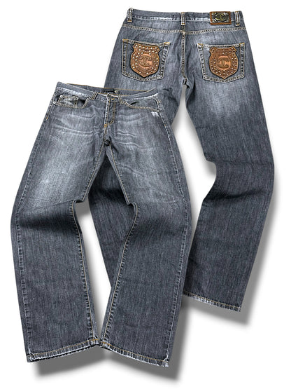 Vintage Just Cavalli Y2K Straight Leg Jeans (L)