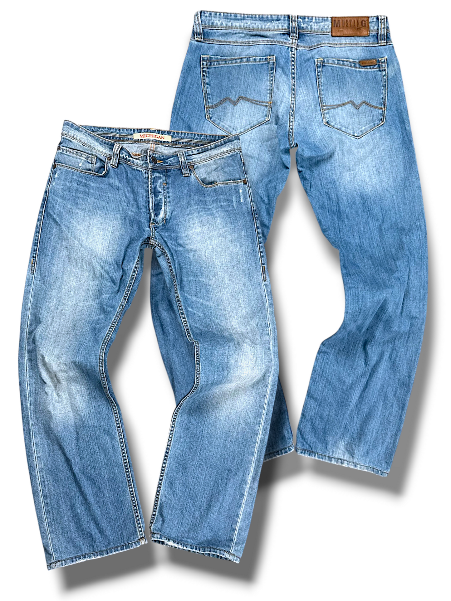 Vintage Mustang Straight Leg Jeans (M)