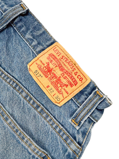 Vintage Levi’s Flared Jeans „517 Bootcut“ (S) – Detailaufnahme 4