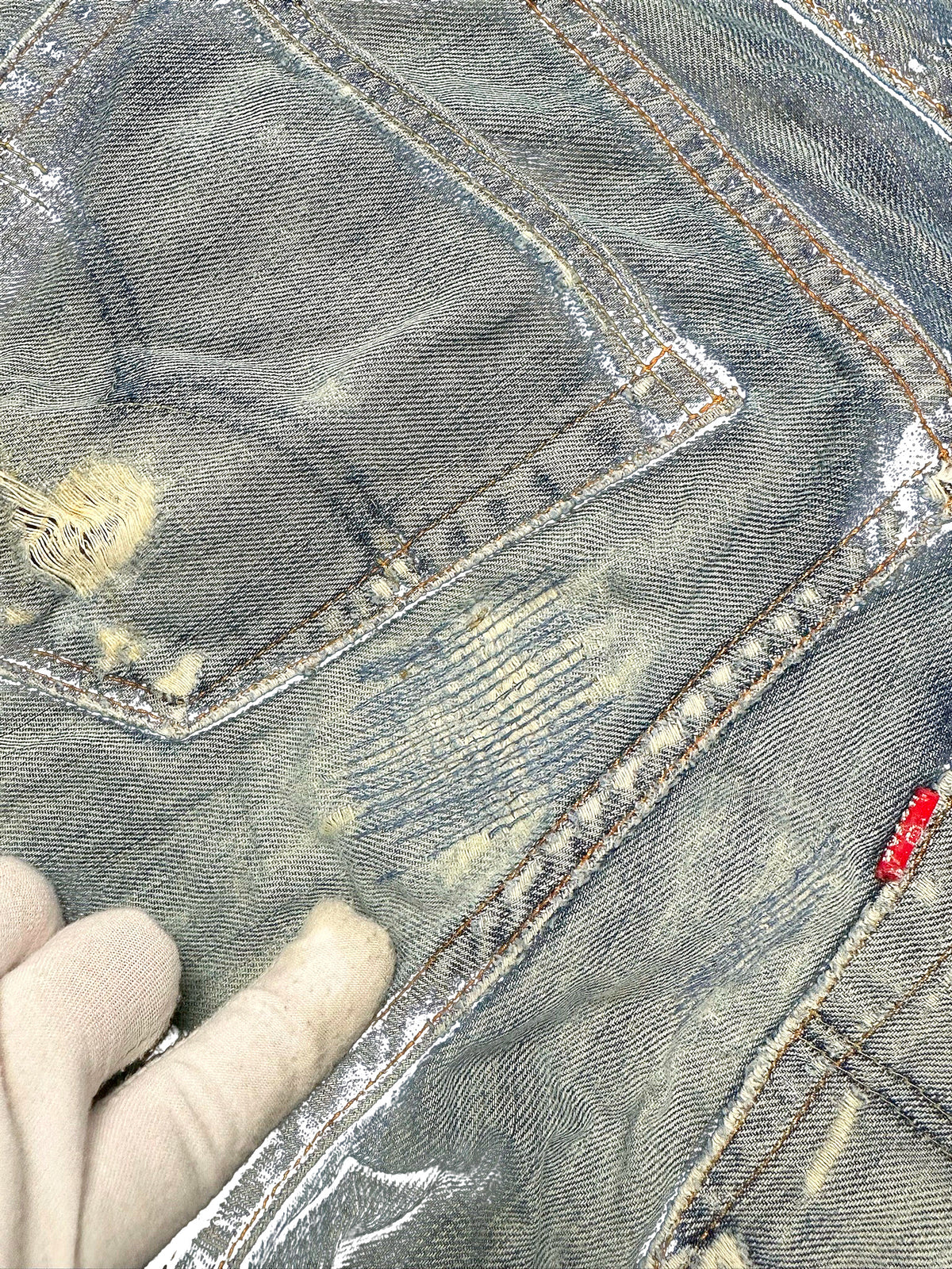 Vintage Levi’s Y2K Flared Jeans „527 Bootcut“ (M) – Detailaufnahme 5