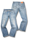 Vintage Levi’s Flared Jeans „527 Bootcut“ (L) – Vorder- und Rückansicht
