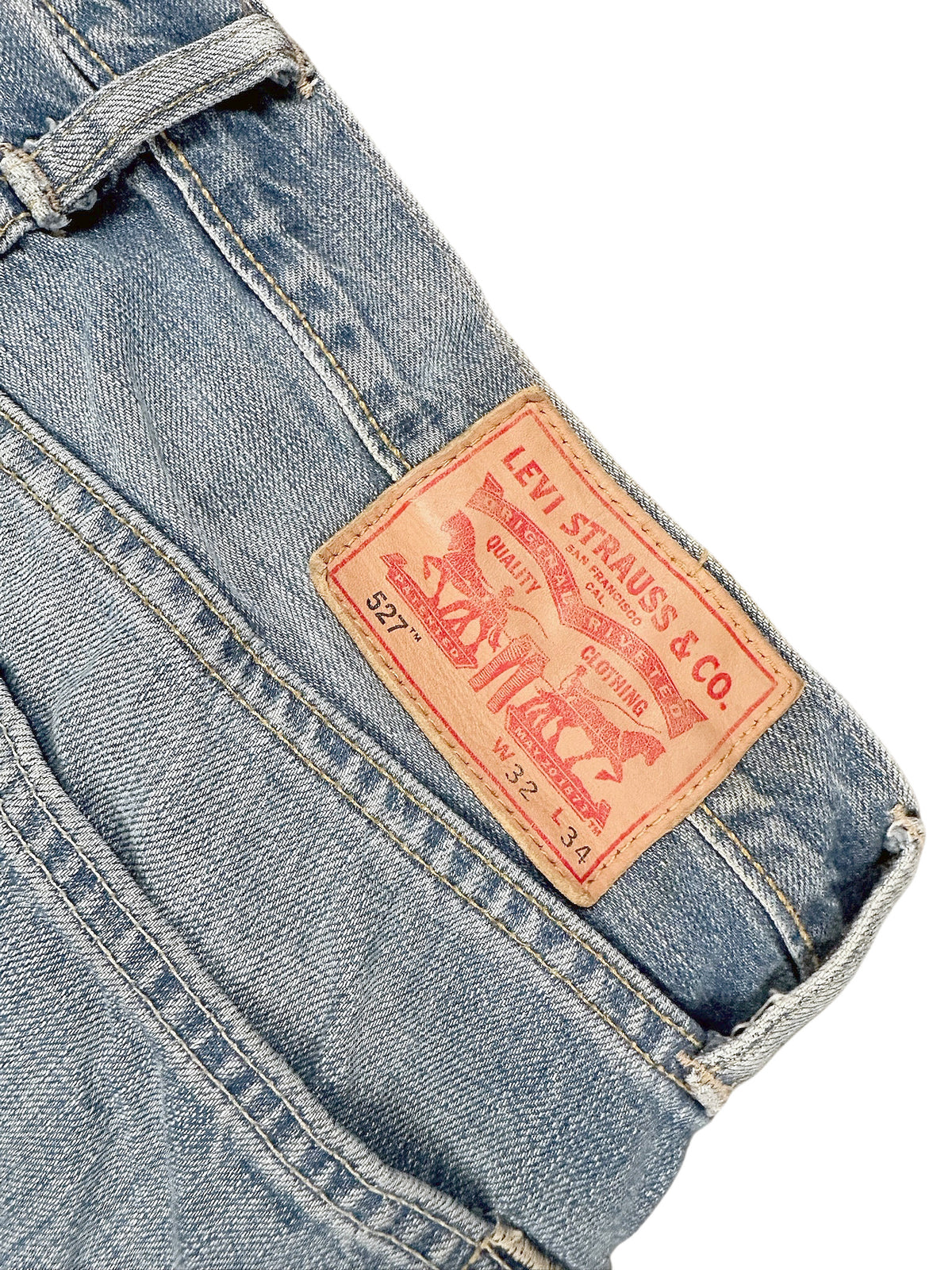 Vintage Levi’s Flared Jeans „527 Bootcut“ (L) – Detailaufnahme 3