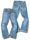 Vintage Miss Me Y2K Low Waist Bootcut / Flared Damenjeans „Sunny Boot“ (S)