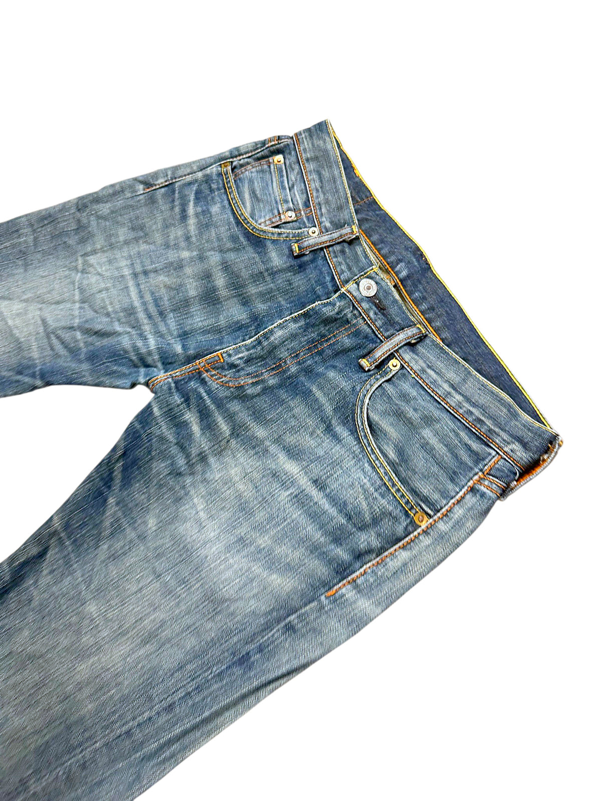 Vintage Levi’s Y2K Flared Jeans „527 Bootcut“ (M) – Detailaufnahme 1