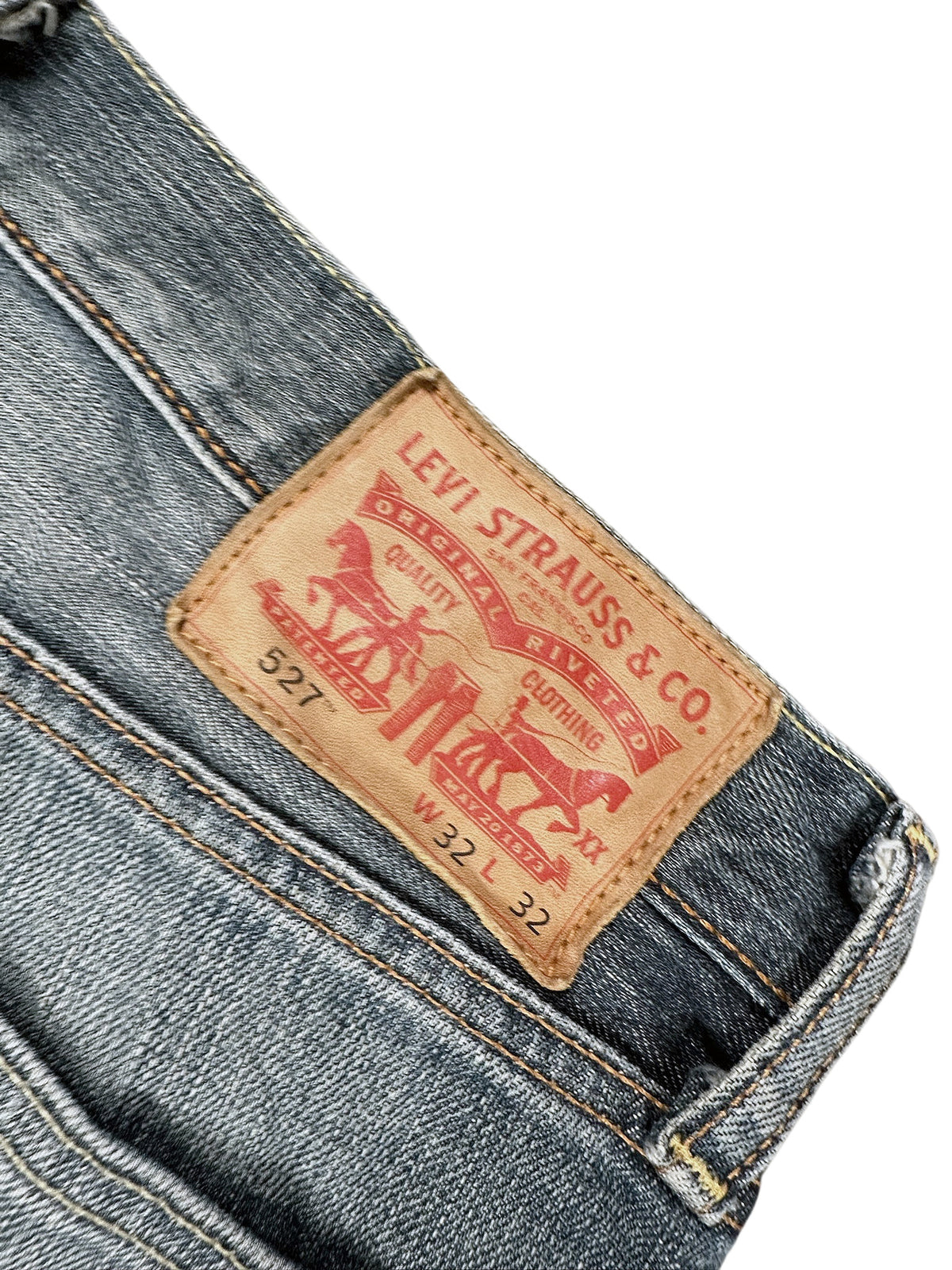 Vintage Levi’s Y2K Flared Jeans „527 Bootcut“ (M) – Detailaufnahme 3