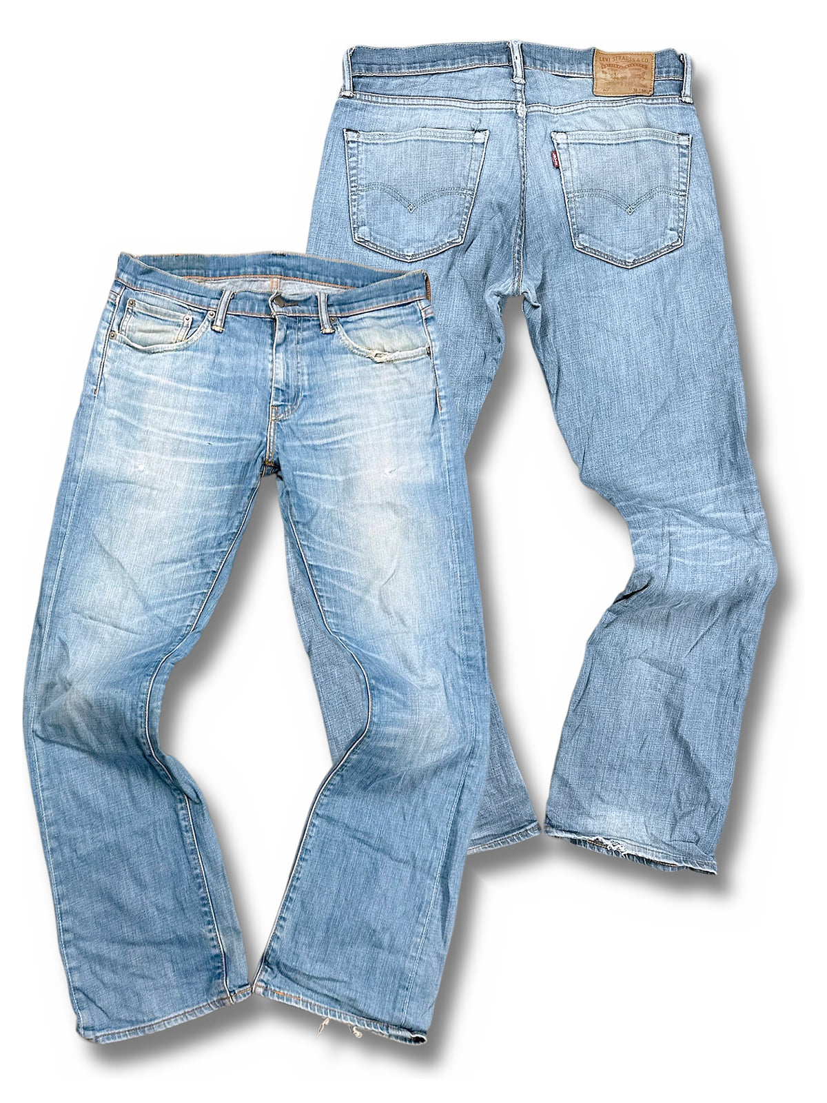 Vintage Levi’s Flared Jeans „527 Bootcut“ (M) – Vorder- und Rückansicht