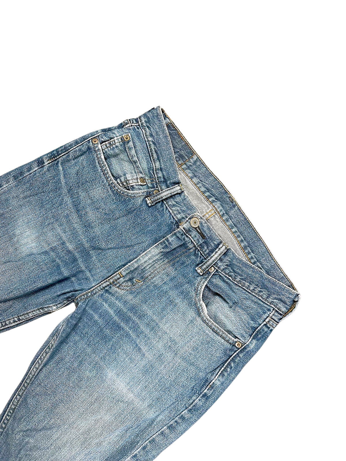 Vintage Levi’s Flared Jeans „527 Bootcut“ (S) – Detailaufnahme 1