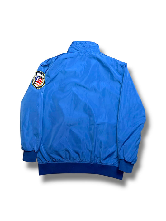Vintage Blauer Bomberjacke (M)