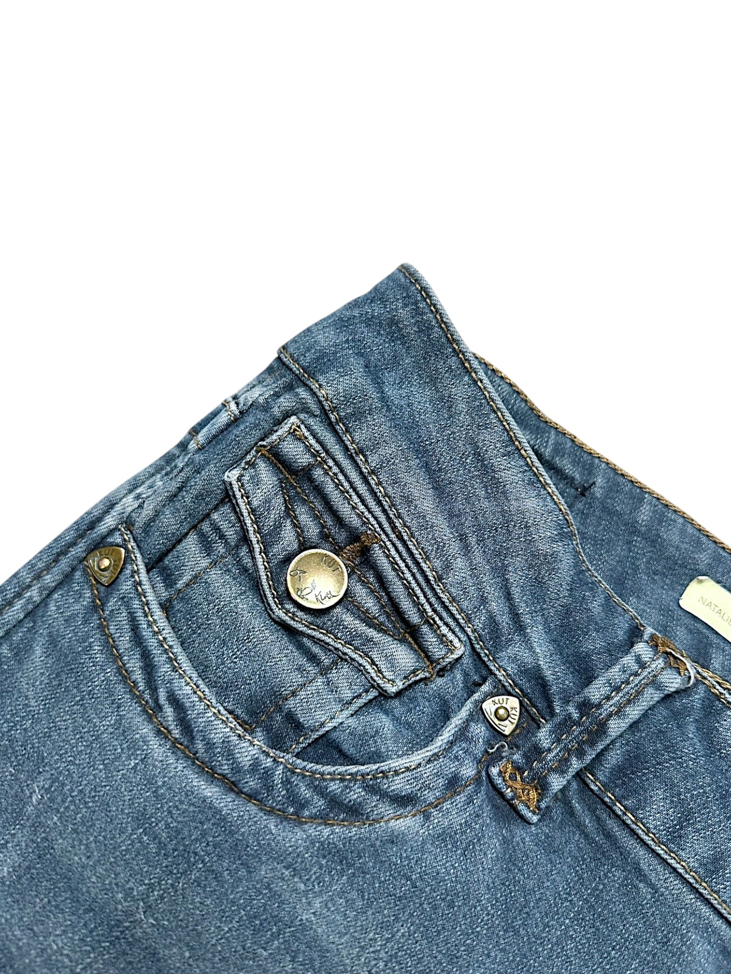 Vintage Embroidery Y2K Bootcut / Flared Damenjeans (XL)
