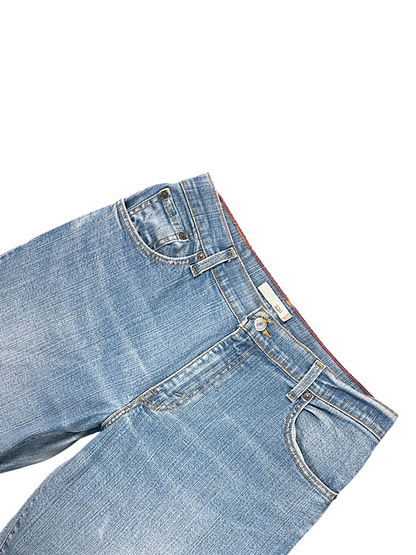 Vintage Levi’s Bootcut / Flared Damenjeans „RELAXED BOOTCUT 550“ (S)