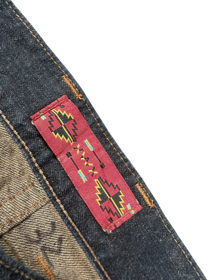 Vintage Edwin Japan Style Flared Jeans (M) – Detailaufnahme 2