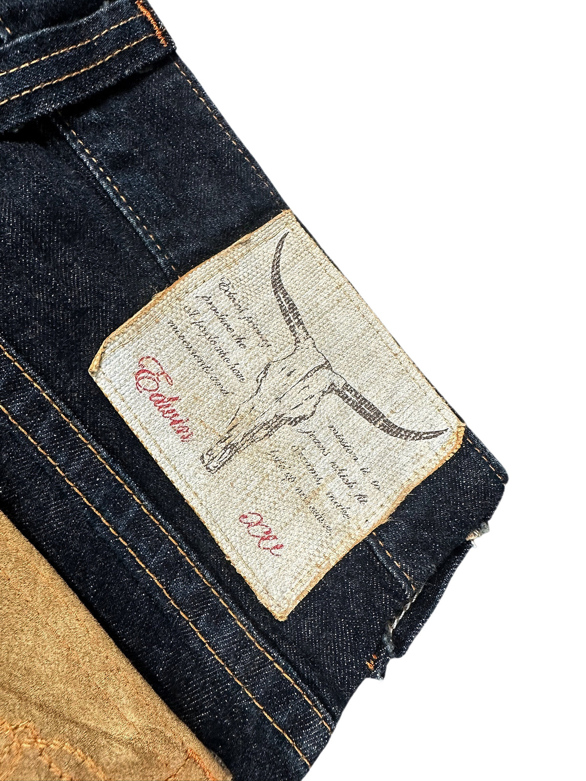 Vintage Edwin Japan Style Flared Jeans (M) – Detailaufnahme 4