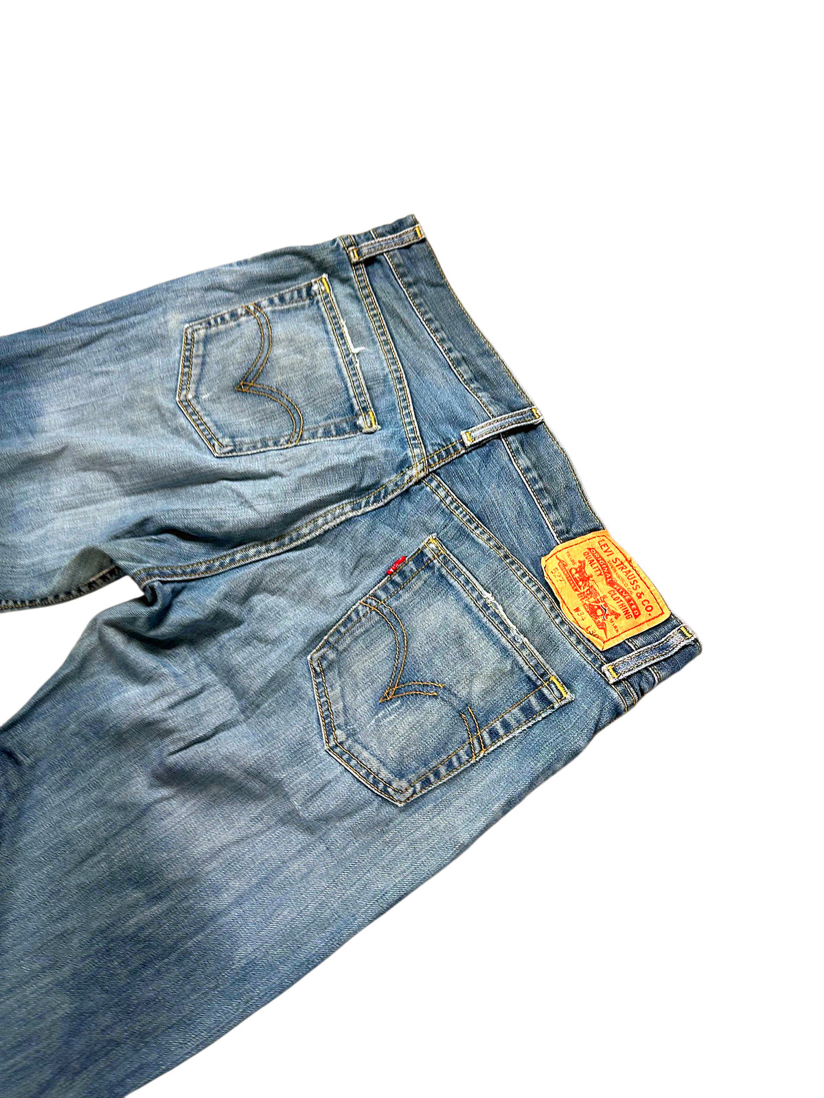 Vintage Levi’s Y2K Flared Jeans „527 Bootcut“ (S) – Detailaufnahme 2