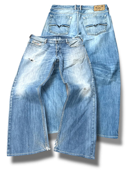 Vintage Diesel Y2K Baggy Jeans (S)