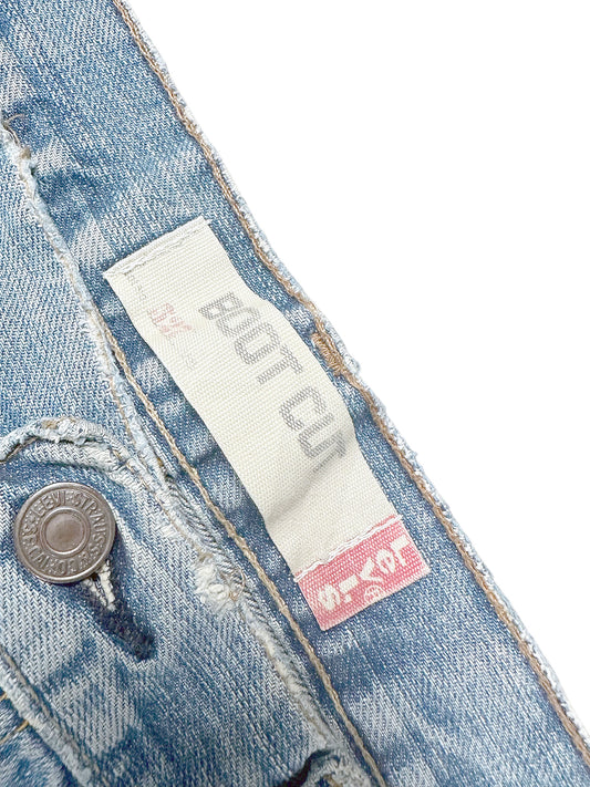 Vintage Levi’s Flared Jeans „527 Bootcut“ (L) – Detailaufnahme 1