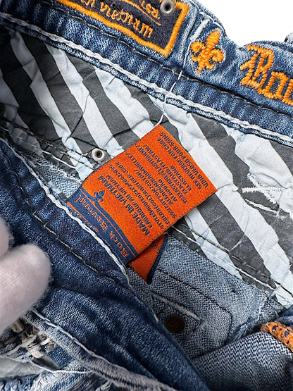 Vintage Rock Revival Y2K Baggy Jeans (S)