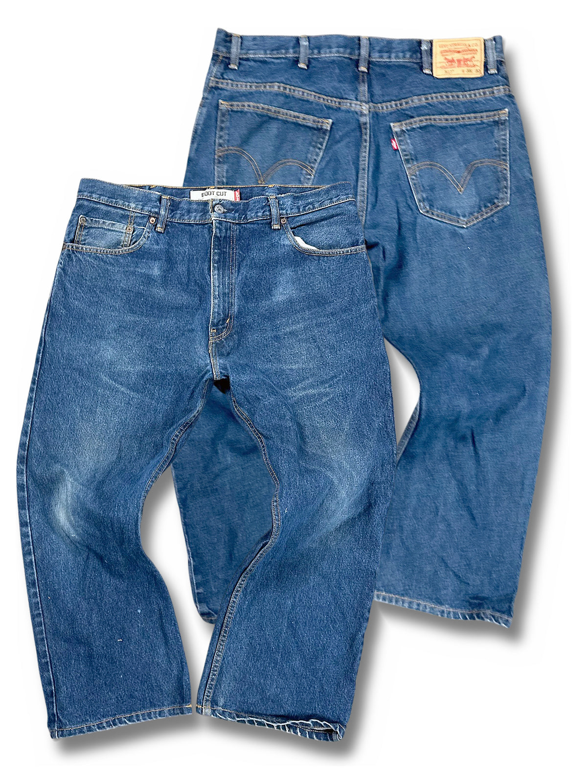 Vintage Levi’s Flared Jeans „517 Bootcut“ (M) – Vorder- und Rückansicht