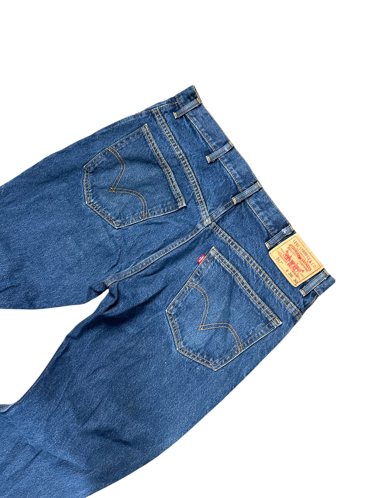 Vintage Levi’s Flared Jeans „517 Bootcut“ (M) – Detailaufnahme 2