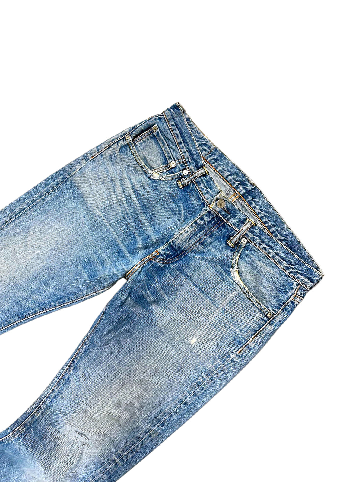 Vintage Levi’s Flared Jeans „527 Bootcut“ (M) – Detailaufnahme 1