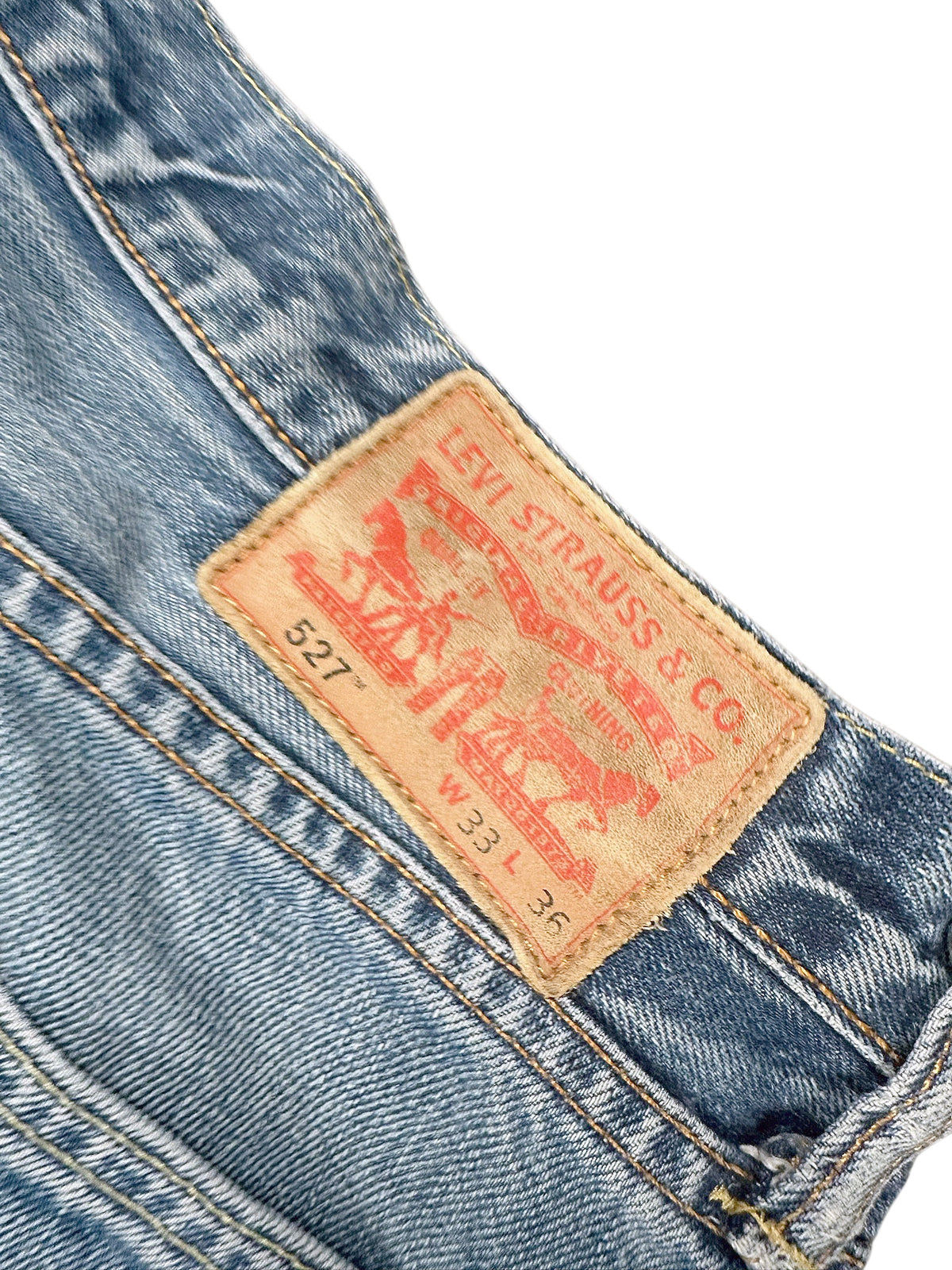 Vintage Levi’s Flared Jeans „527 Bootcut“ (M) – Detailaufnahme 3