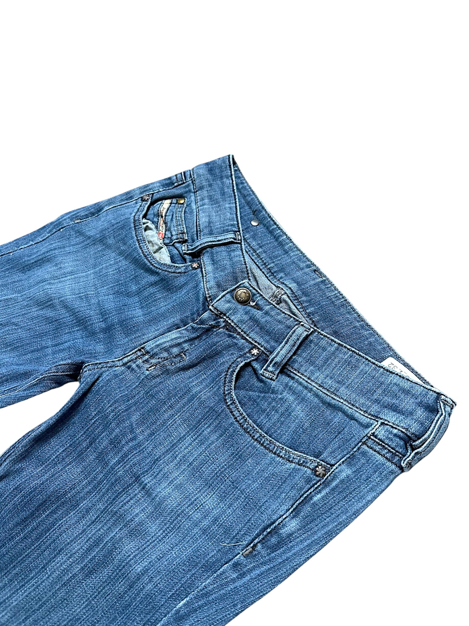 Vintage Diesel Y2K Low Waist Flared Damenjeans (M)